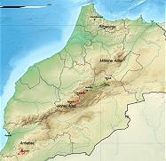 Kartenausschnitt: Marokko 2022, Teil3