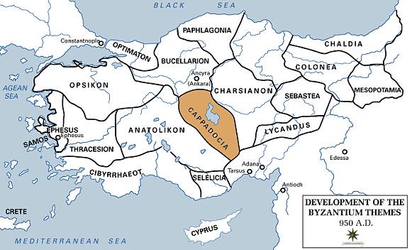 Kappadokien 950 v. Chr. (Karte: Wikipedia)